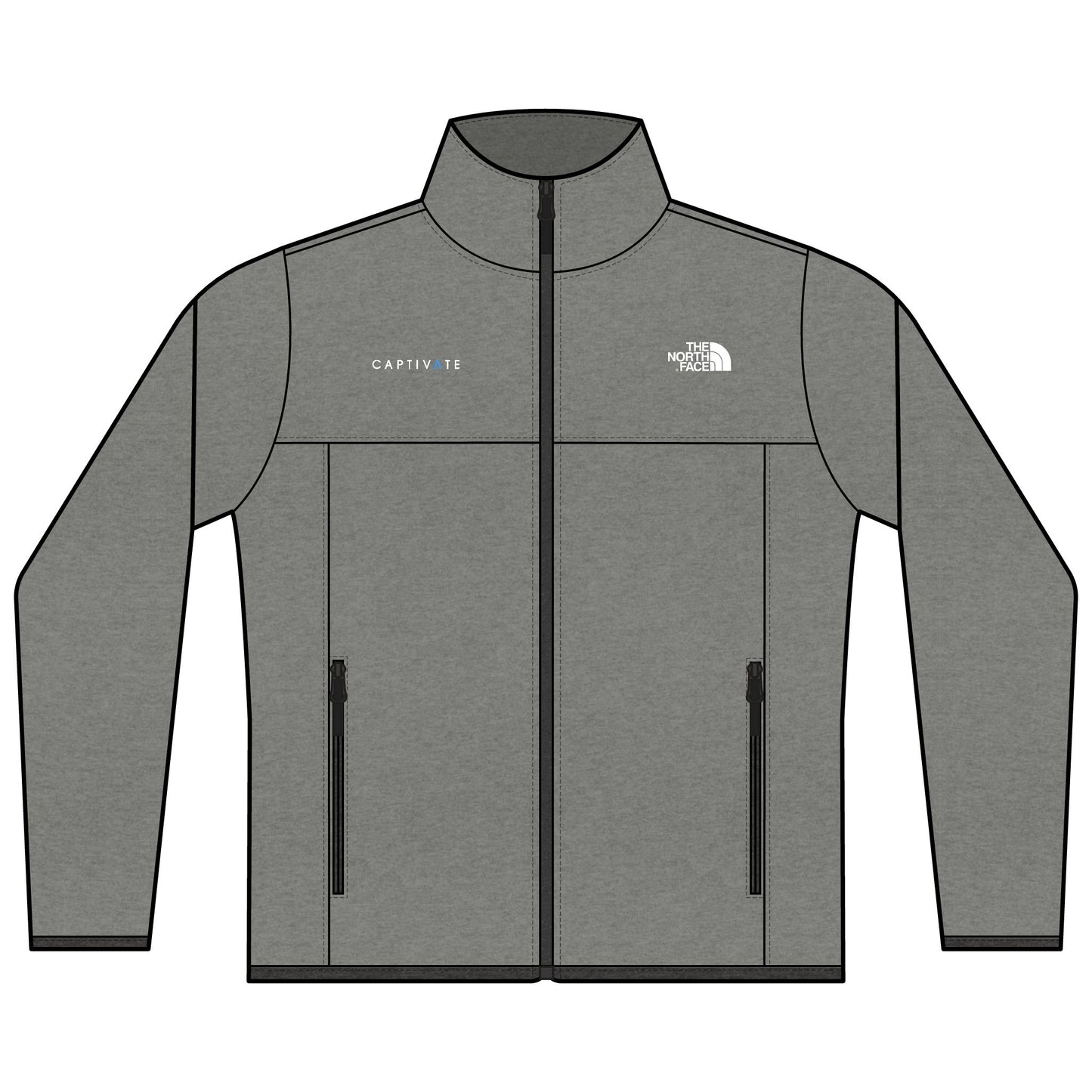 Captivate North Face Women's Glacier Full-Zip Fleece Jacket
