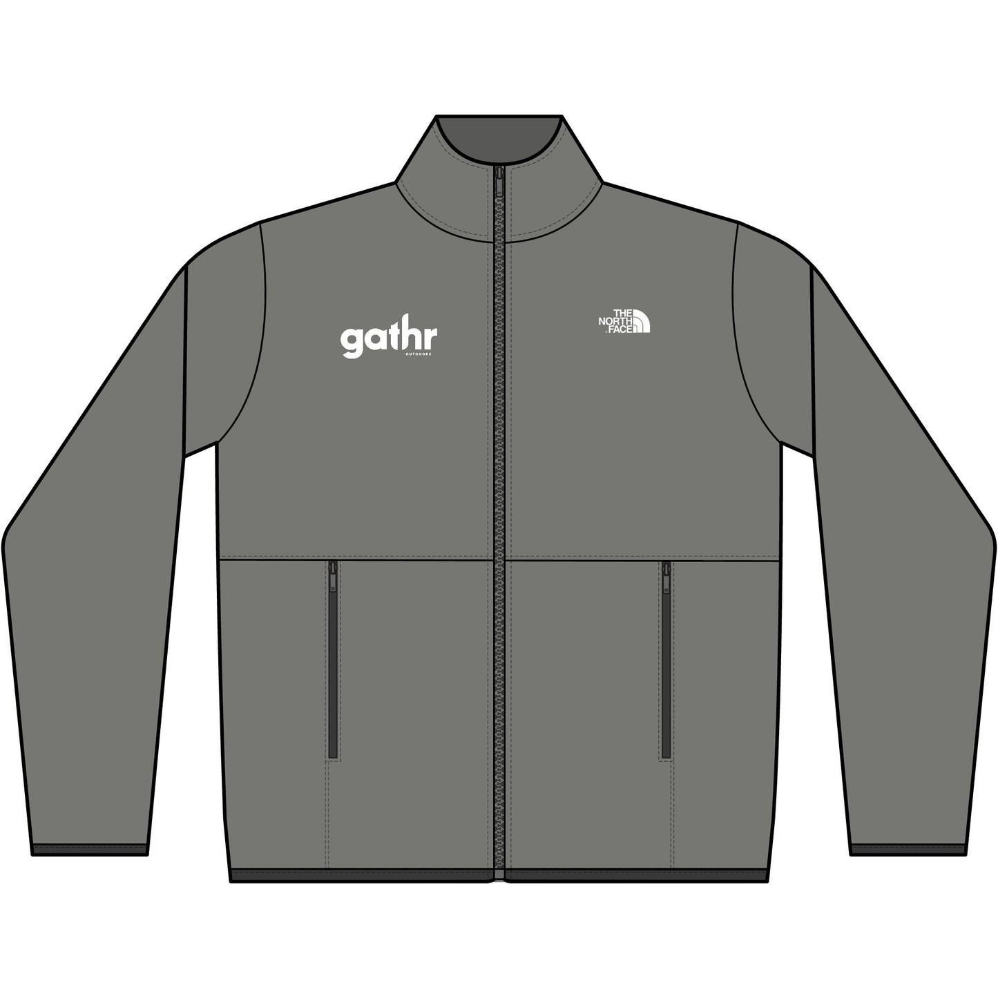 Gathr The North Face Glacier Full-Zip Fleece Jacket