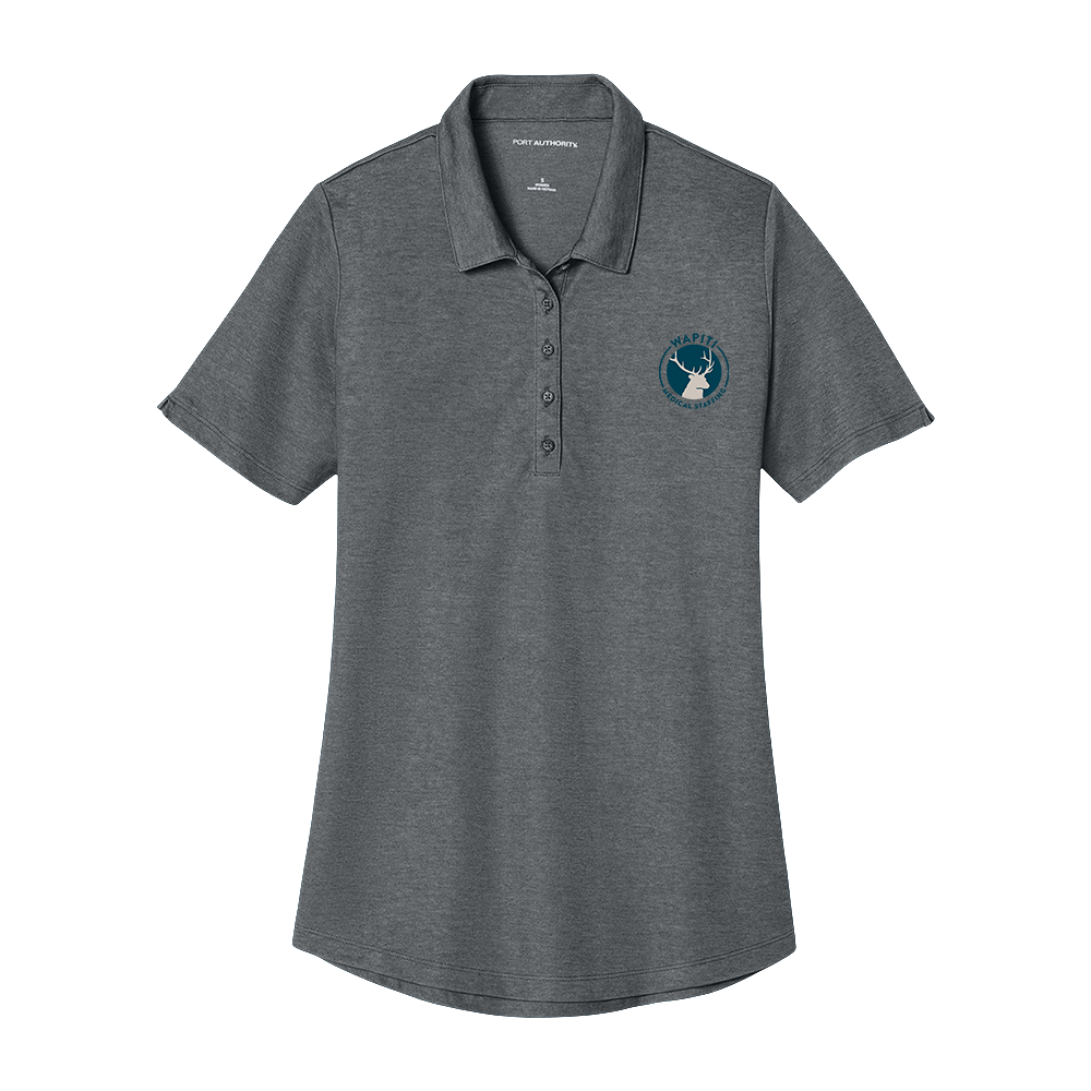 Wapiti Port Authority Ladies Fine Pique Blend Polo
