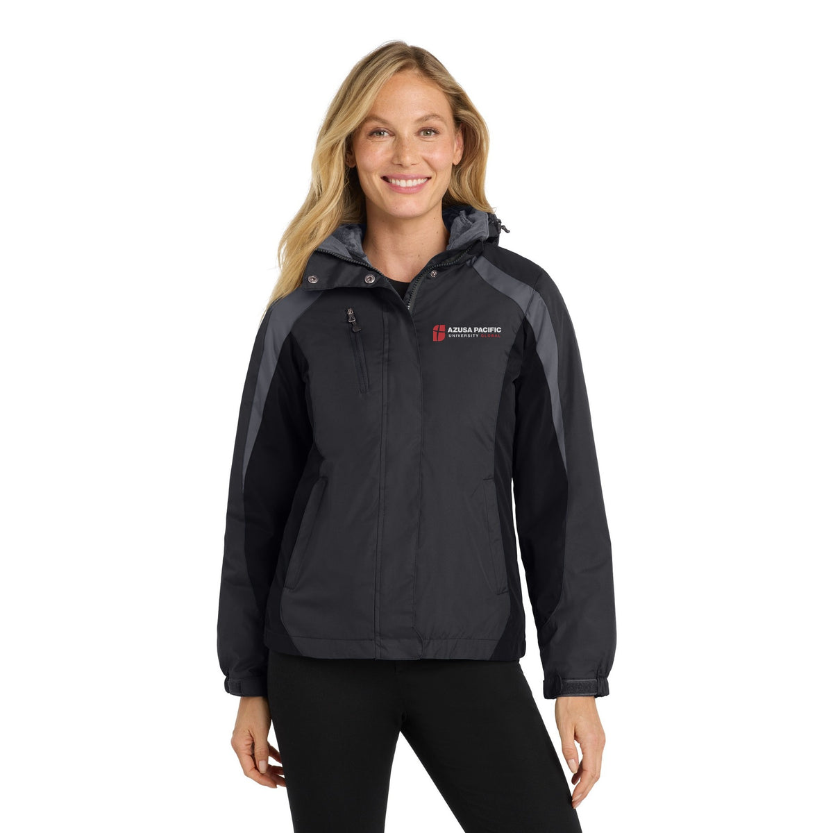 Azusa Pacific University Port Authority Women's Colorblock 3-in-1 Jacket