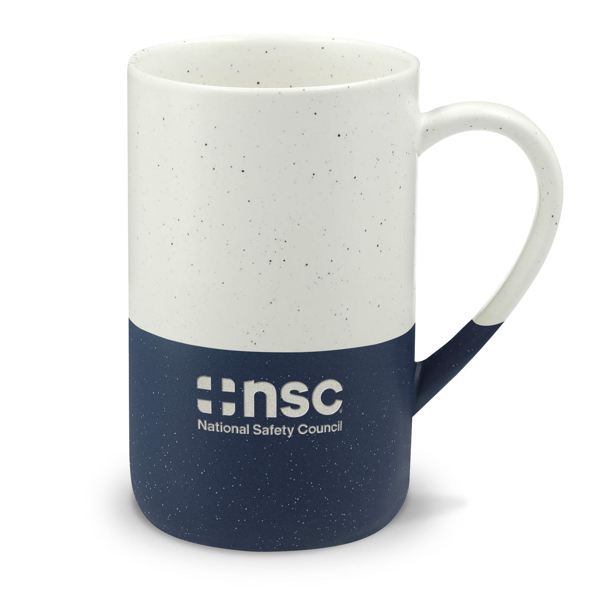 National Safety Council Christmas Speckled Wayland Ceramic Engraved Mug, 13oz
