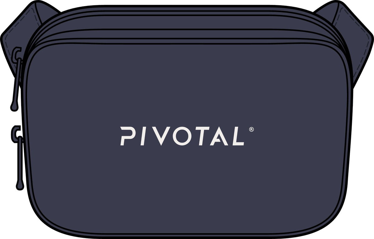 Pivotal Port Authority Matte Dual-Compartment Crossbody