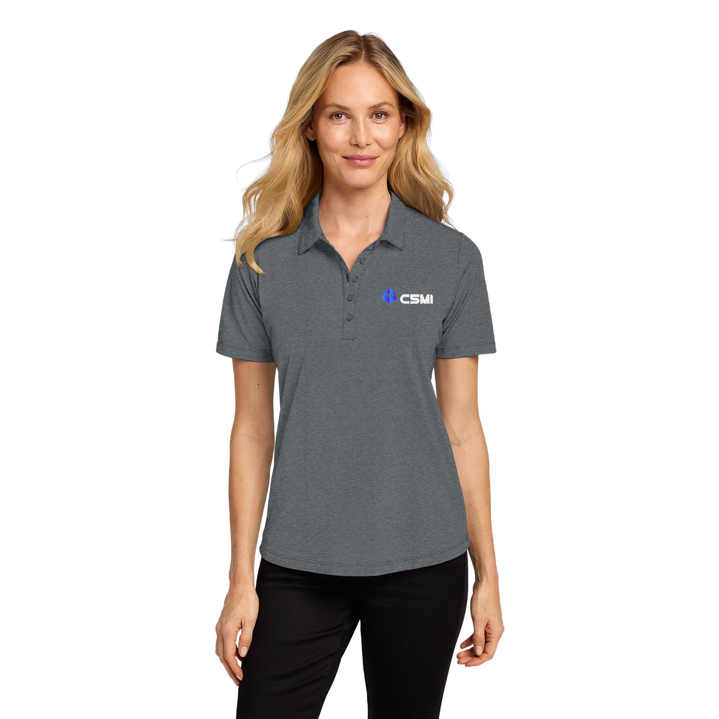 C5MI Port Authority Ladies Fine Pique Blend Polo