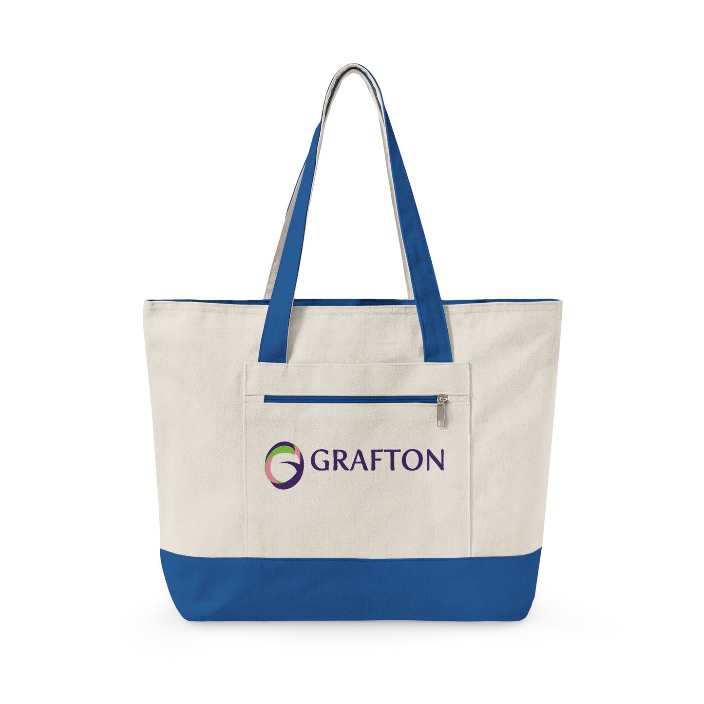 Grafton Zippered Canvas Tote Bag