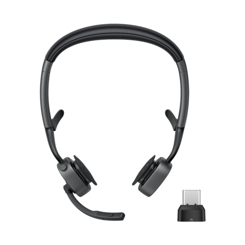 Shokz OpenMeet2 UC Open-Ear Headset with USB-C Adapter, Black - C620-AC-BK-US.png