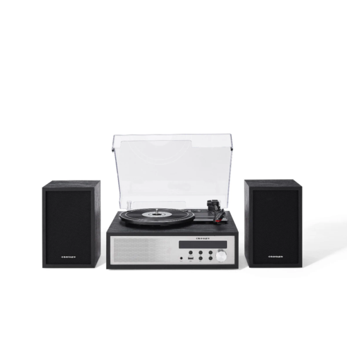 Crosley Sloane Record Player with Speakers, Black - CR7022A-BK.png