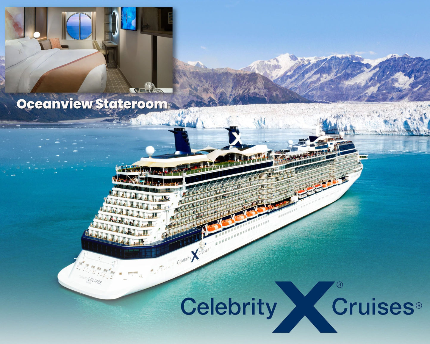 Celebrity Cruises | 7-8 Night Caribbean or 6-7 Night Alaska, Bermuda or Pacific Coastal Cruise (Oceanview Stateroom or Veranda Stateroom)