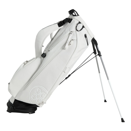 GFORE Embossed Skull & Tees Daytona Carry Golf Bag, Snow - GUC000035-SNO.png