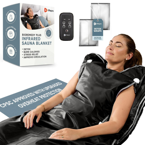 Lifepro BioRemedy Plus Infrared Sauna Blanket - Regular - LP-BRMDYPLSR-BLK.png