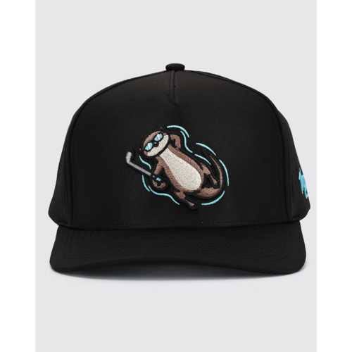 Waggle Otter Nonsense Hat Black - OTTROGHATBLK.png