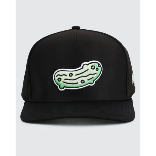 Waggle Pickled Hat Black - PKLDOGHATBLK.png