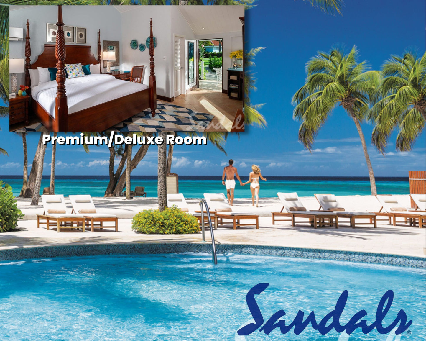 Sandals - Choice of 5 Resorts in the Caribbean | Premium/Deluxe Room (4 - 7 Nights)