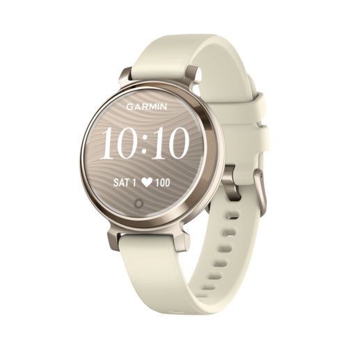 Garmin Lily 2 Smartwatch Cream Gold with Coconut Silicone Band - 010-02839-00.png