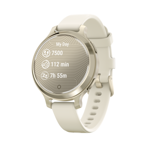 Garmin Lily 2 Active GPS Smartwatch Lunar Gold with Bone Silicone Band - 010-02891-00.png