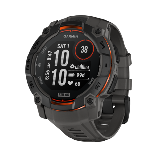Garmin Instinct 3 Solar GPS Smartwatch 50mm, Black/Charcoal - 010-02935-00.png