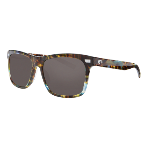 Costa Aransas Sunglasses Shiny Ocean Tortoise/Gray 580G, Size 58 frame - 06S2005-200506SLASH58.png