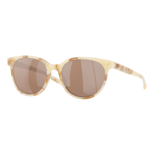 Costa Womens Isla Sunglasses Shiny Seashell/Copper Silver Mirror 580G, Size 54 frame - 06S2008-20081153.png
