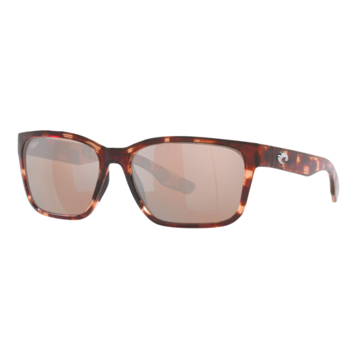 Costa Womens Palmas Sunglasses Coral Tortoise/Copper Silver Mirror 580P, Size 57 frame - 06S9081-90810557.png