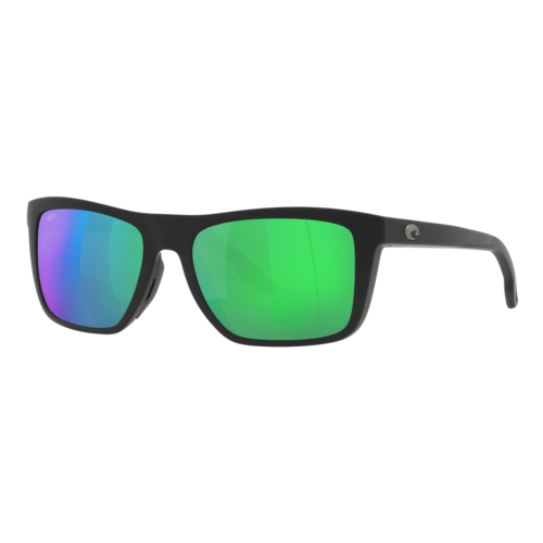 Costa Mainsail Sunglasses Matte Black/Green Mirror 580P, Size 55 Frame - 06S9107-91070255.png