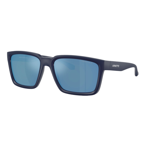 Arnette Polarized Plot Twist Sunglasses Dark Blue Top Matte-Shiny/Polarized Dark Grey Mirror Water, Size 57 frame - 0AN4346-27592257.png