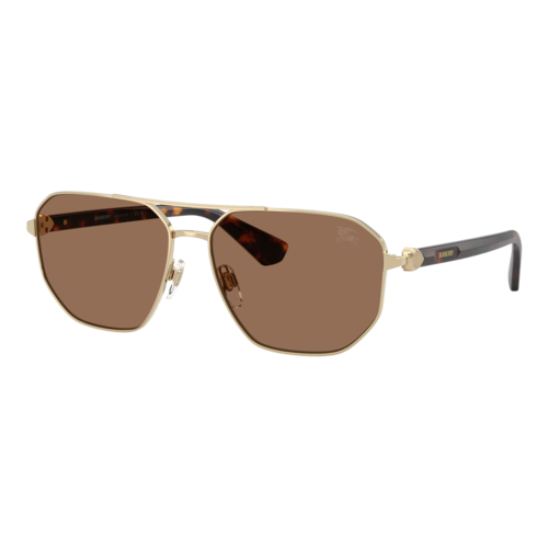 Burberry BE3166 Sunglasses Light Gold/Dark Brown, Size 60 frame - 0BE3166-11097360.png