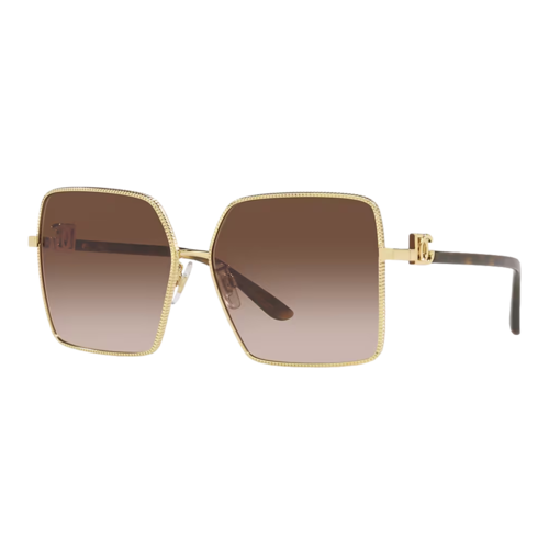 Dolce & Gabbana Womens DG2279 Sunglasses, Gold/Brown Gradient, Size 60 frame - 0DG2279-02SLASH1360.png