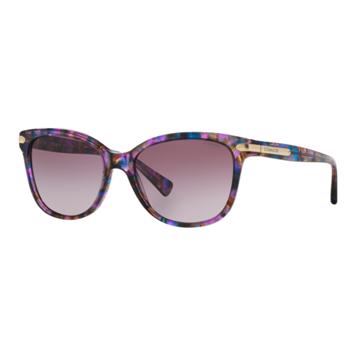 Coach Womens HC8132 Sunglasses Confetti Purple/Purple Gradient, Size 57 frame - 0HC8132-52888HSLASH57.png