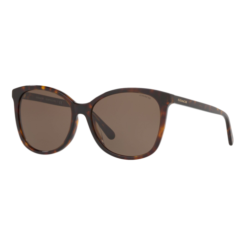 Coach Womens HC8271U Sunglasses Dark Tortoise/Dark Brown, Size 57 frame - 0HC8271U-512073SLASH57.png
