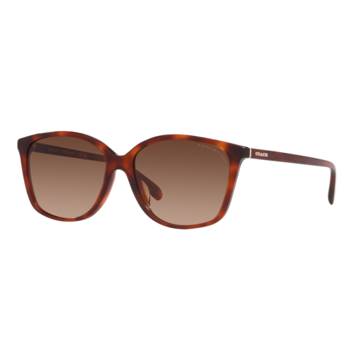 Coach Womens Polarized CH558 Sunglasses Caramel Tortoise/Polarized Brown Gradient, Size 57 Frame - 0HC8361U-5741T557.png