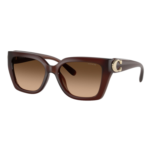 Coach Womens Full Fit Idol Square Cat Eye Sunglasses, Milky Hazelnut/Brown Gradient, Size 57 frame - 0HC8408F-58417457.png