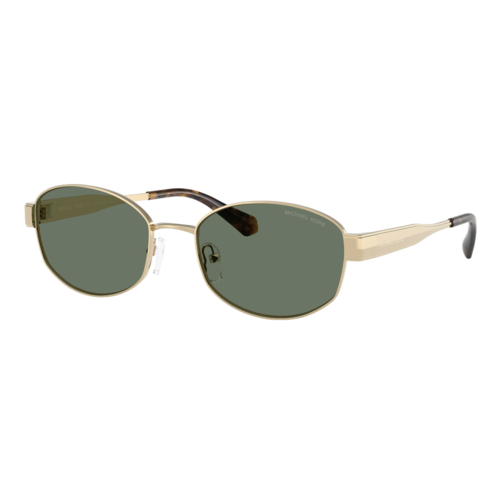 Michael Kors Womens Monte Carlo Sunglasses, Light Gold/Green Solid, Size 56 frame - 0MK1161-10143H56.png