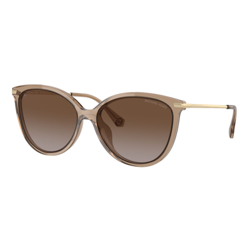 Michael Kors Womens Polarized Dupont Sunglasses, Brown Transparent/Polarized Brown Gradient, Size 58 frame - 0MK2184U-3938T558.png