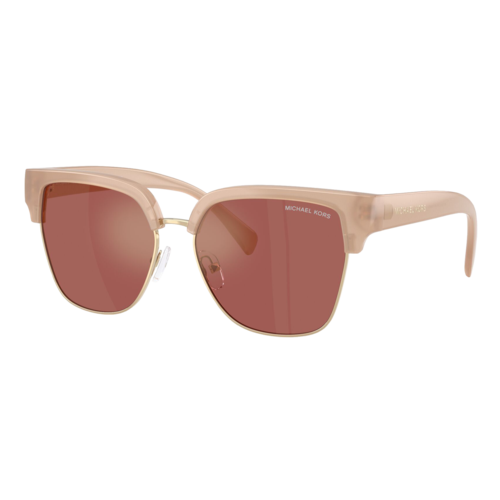 Michael Kors Womens St. Eustatius Sunglasses, Dark Tan/Wine Mirror, Size 56 frame - 0MK2262-4038E456.png