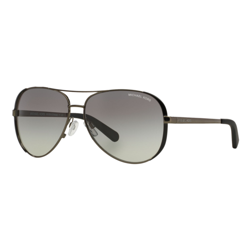 Michael Kors Womens Chelsea Sunglasses Gunmetal-Black/Grey Gradient, Size 59 frame - 0MK5004-101311SLASH59.png