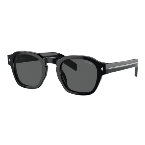 Prada PR A16S Sunglasses Black/Dark Grey Solid, Size 52 frame - 0PRA16S-16K73152.png