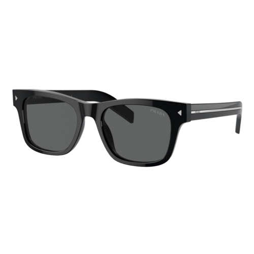 Prada PR A17S Sunglasses Black/Dark Grey Solid, Size 54 frame - 0PRA17S-16K73154.png