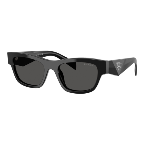 Prada Womens PR B09S Sunglasses Black/Dark Grey, Size 54 frame - 0PRB09S-16K08Z54.png