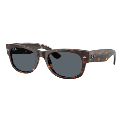 Ray-Ban Mega Wayfarer II Sunglasses Polished Havana/Blue, Size 52 frame - 0RB0832S-902SLASHR552.png