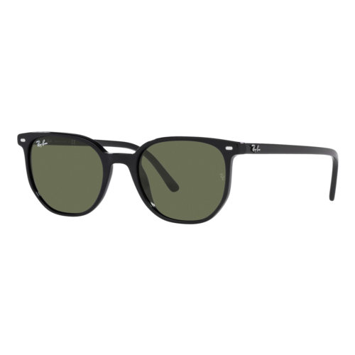 Ray-Ban Elliot Sunglasses Black/Green Classic, Size 52 frame - 0RB2197-901SLASH3152.png