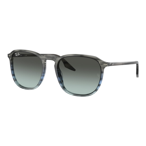 Ray-Ban RB2203 Sunglasses Polished Striped Grey-Blue/Blue-Black Gradient, Size 55 frame - 0RB2203-1391GK55.png