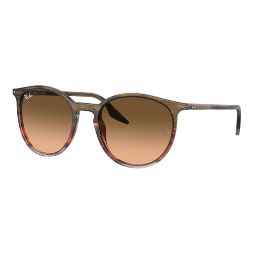 Ray-Ban RB2204 Sunglasses Polished Striped Brown-Red/Pink-Black Gradient, Size 51 frame - 0RB2204-13953B51.png