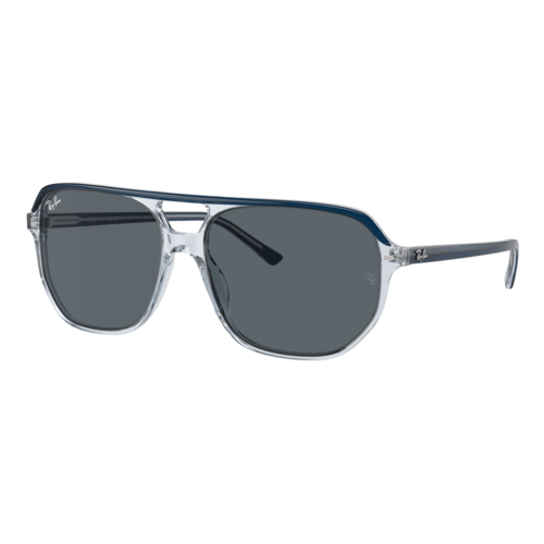 Ray-Ban Bill One Sunglasses Polished Blue On Transparent Blue/Blue, Size 60 frame - 0RB2205-1397R560.png