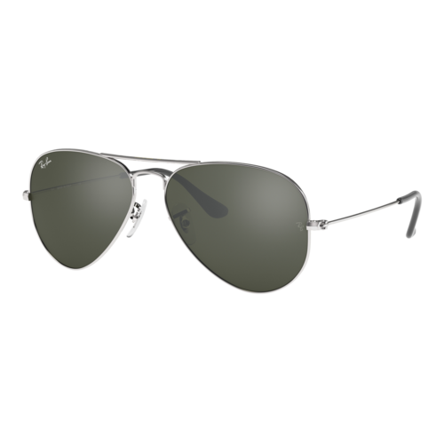 Ray-Ban Original Aviator Sunglasses Silver/Silver Mirror, Size 58 frame - 0RB3025-W3277SLASH58.png
