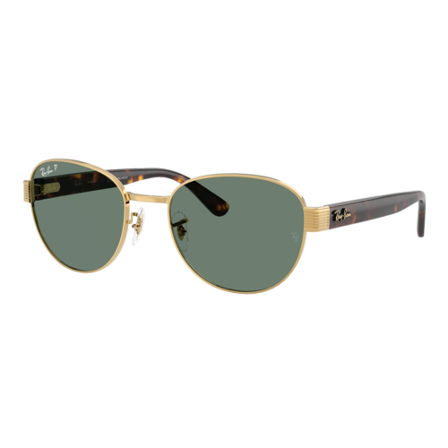 Ray-Ban Polarized RB3766CH Chromance Sunglasses, Polished Arista Gold/Polarized Grey Chromance, Size 54 frame - 0RB3766CH-001SLASHO954.png