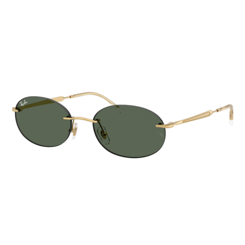 Ray-Ban RB3767 Sunglasses Polished Arista Gold/Dark Green, Size 54 frame - 0RB3767-001SLASH7154.png