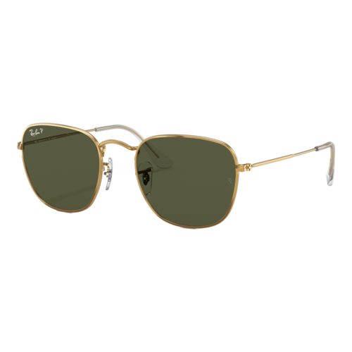 Ray-Ban Polarized Frank Sunglasses Shiny Gold/Polarized Green Classic G-15, Size 51 frame - 0RB3857-91965851.png