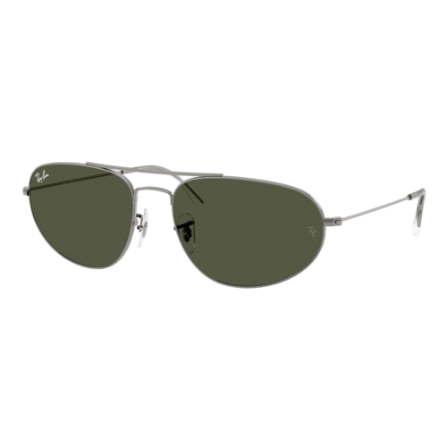 Ray-Ban Explorer IV Sunglasses Polished Gunmetal/Green, Size 60 frame - 0RB3945-004SLASH3160.png