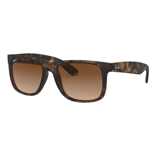 Ray-Ban Justin Classic Sunglasses Tortoise/Brown Gradient, Size 54 frame - 0RB4165-710SLASH1355.png