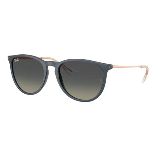 Ray-Ban Womens Erika Classic Sunglasses Polished Rubber Blue/Gradient Grey, Size 54 frame - 0RB4171-68131154.png