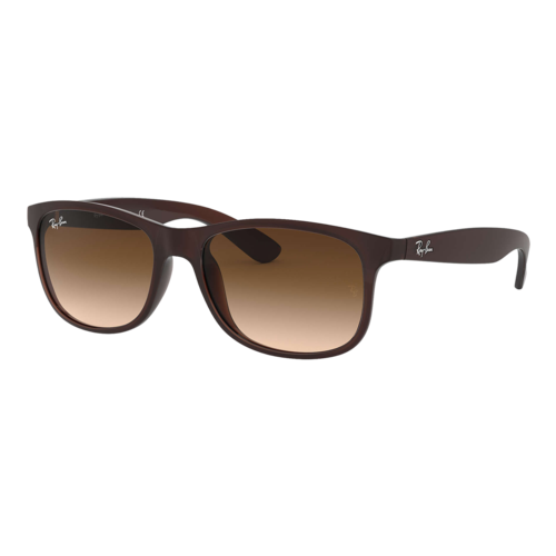 Ray-Ban Andy Sunglasses Brown/Brown Gradient, Size 55 frame - 0RB4202-6073SLASH1355.png